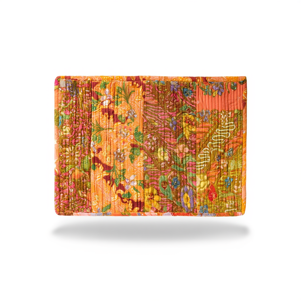 Karpet Batik Bundar Khas - Karpet Mandala Patchwork Buatan Tangan