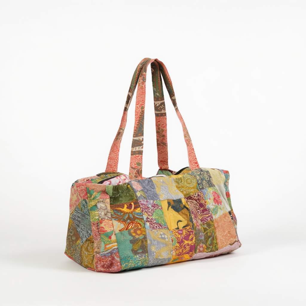 Tas Tote Patchwork Batik Buatan Tangan - Edisi Khas "Bali Life" 